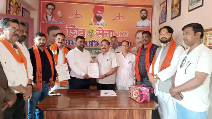 Shiv Sena's organizational expansion in Moradabad, Lalit Mohan Sharma appointed Guddu Saini as Mandal chief