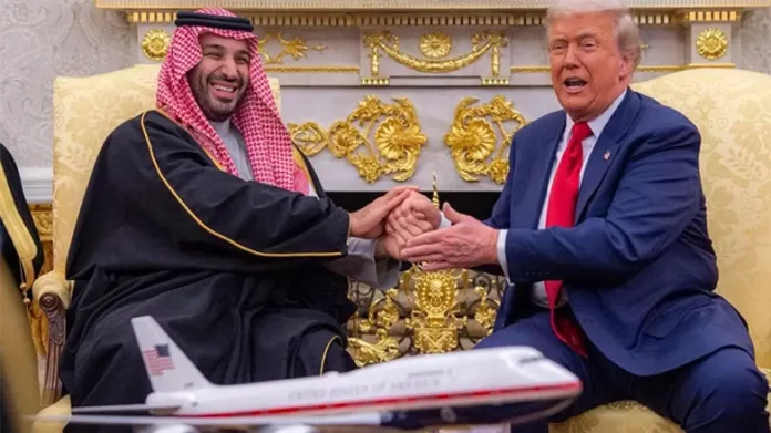Trum and Prince Salman US declares Saudi Arabia a major non-NATO ally