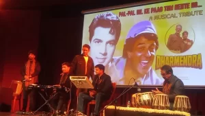 An emotional musical tribute to Dharmendra at Triveni Kala Sangam in Delhi