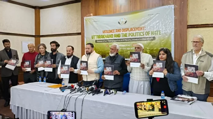 Experts express concern over rising politics of hatred and displacement in Uttarakhand; APCR releases report.