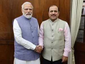 Danish Ali with Modi