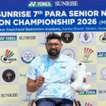 JMI's Munna Khalid Bags Silver Medal at Yonex-Sunrise 7th Senior National Para Badminton Championship 2026
