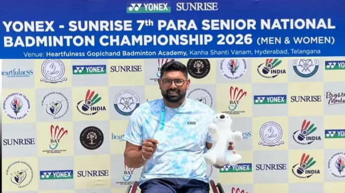 JMI's Munna Khalid Bags Silver Medal at Yonex-Sunrise 7th Senior National Para Badminton Championship 2026