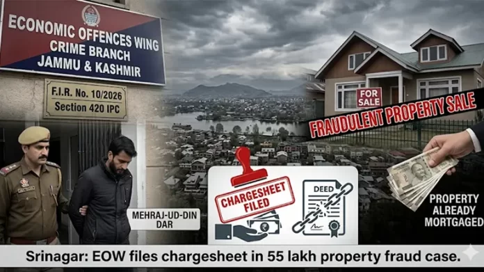 Srinagar Property Sacam Srinagar Property Scam of ₹55.11 Lakh Busted