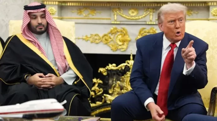 Trump uses derogatory language towards the Crown Prince of Saudi Arabia.