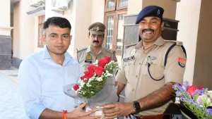 Rampur's New Superintendent of Police, Somendra Meena, Assumes Charge
