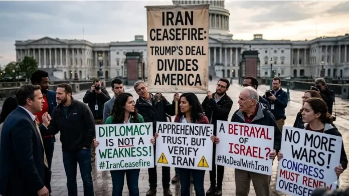 Mixed Reactions in the US to Iran Ceasefire
