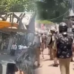 Lucknow district court bulldozer action lawyers clash