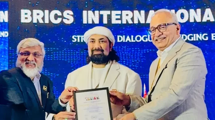Sufi Leader and Renewable Energy Pioneer Honored at BRICS Investment Forum in New Delhi