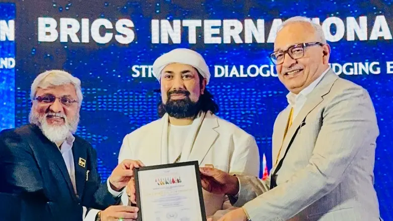 Sufi Leader and Renewable Energy Pioneer Honored at BRICS Investment Forum in New Delhi