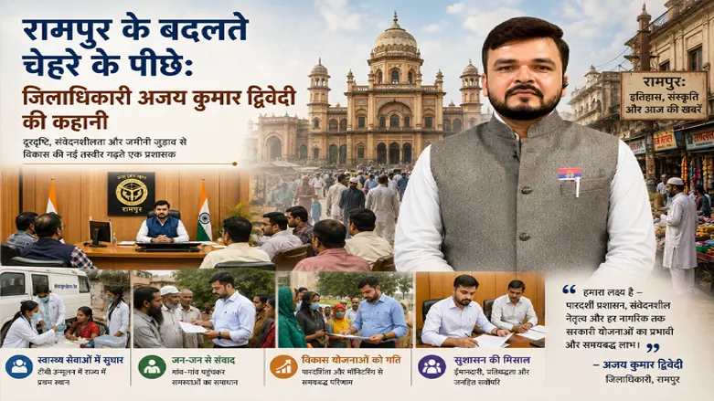 रामपुर के बदलते चेहरे के पीछे: जिलाधिकारी अजय कुमार द्विवेदी की कहानी 4 Ajay Kumar Dwedi