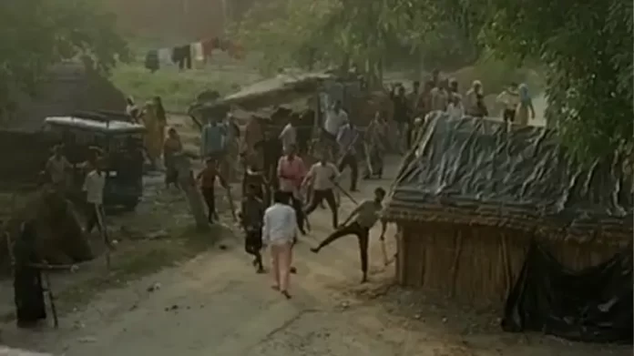 budaun-crime-news-two-groups-clash-sheikhupura