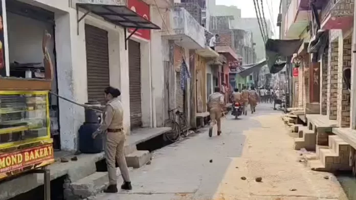 budaun-islamnagar-road-accident-clash-stones-pelted