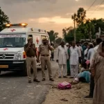 बदायूं में रफ्तार का कहर: तेज रफ्तार सरकारी एंबुलेंस ने 6 साल की मासूम को कुचला, मौके पर ही मौत 1 Road Accident in Badaun