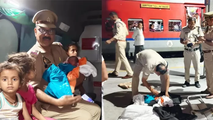 Rampur bay born news Saryu Yamuna Express delivery