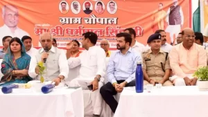 रामपुर: मिलक में प्रभारी मंत्री धर्मपाल सिंह की अध्यक्षता में भव्य चौपाल का आयोजन: पशु सेवा केंद्र और लाइब्रेरी का हुआ शिलान्यास 1 Dharampal Singh