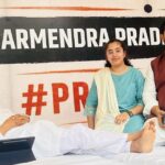 Aliza khan at jantar mantar