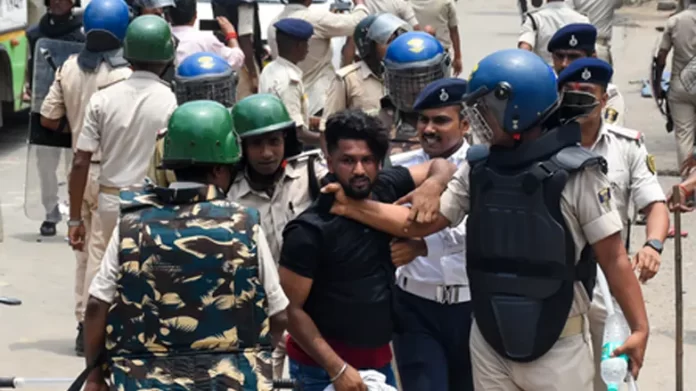 bihar-student-protest-violence-police-action