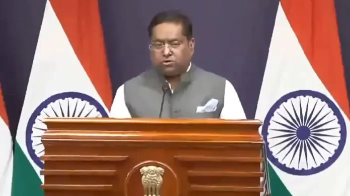 भारत के विदेश मंत्रालय के प्रवक्ता रणधीर जायसवाल