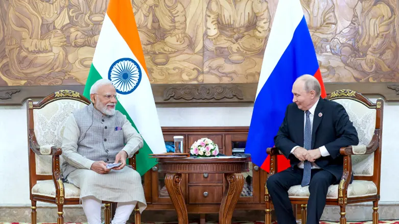 Modi with Putin