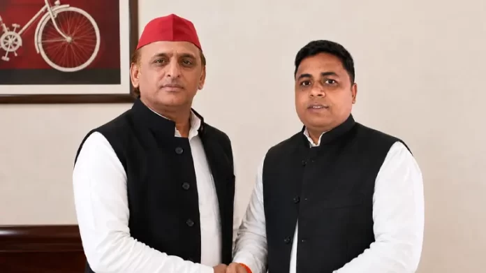 Vaibhav with Akhilesh Yadav Vaibhav with Akhilesh Yadav