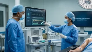 AI determined anesthesia dose