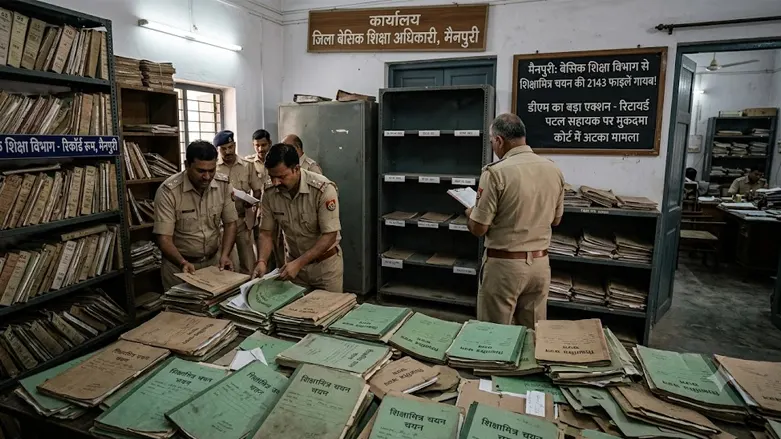 मैनपुरी: शिक्षामित्र चयन की 2143 फाइलें गायब, रिटायर्ड पटल सहायक पर केस 2 mainpuri-2143-shikshamitra-files-missing-dm-action