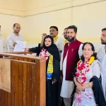 रामपुर: आम आदमी पार्टी प्रत्याशी अंदलीब रहमान ने दाखिल किया नामांकन 3 Rampur: Aam Aadmi Party candidate Andaleeb Rahman filed his nomination.