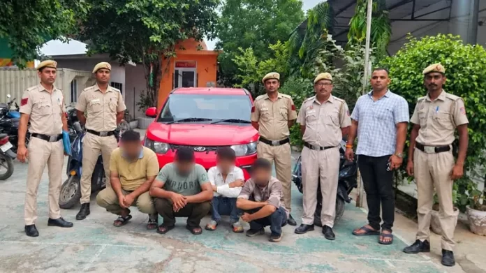 shaheen-bagh-police-vehicle-theft-solved-four-arrested