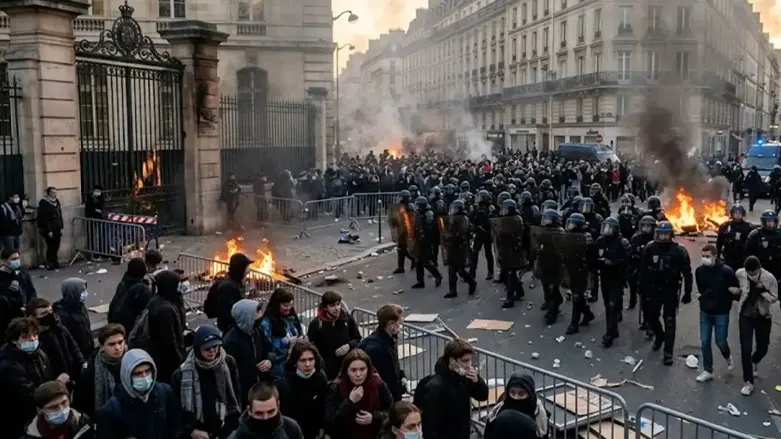 Paris police chief says student protest movement out of control, urges peaceful action